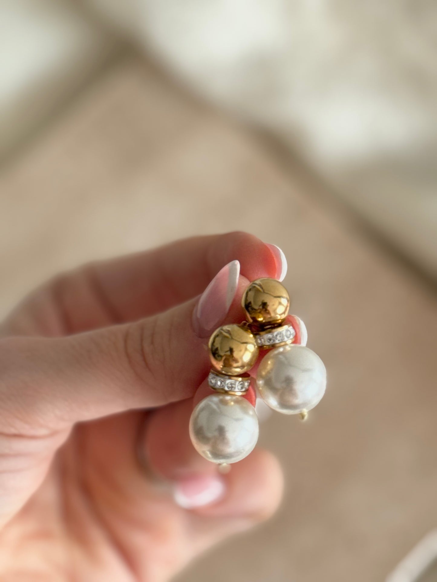 Elegantni Biser Naušnice