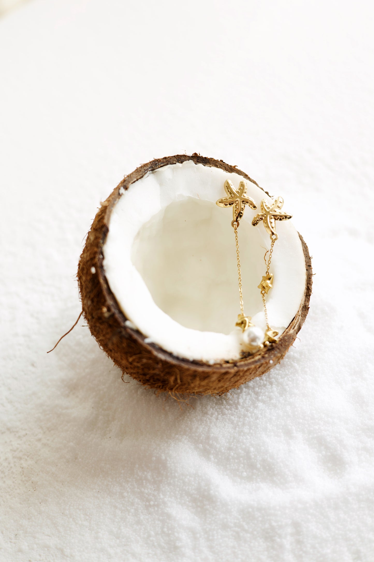 Decentne Zlatne Naušnice Sa Morskom Zvijezdom