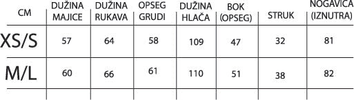 Trenirka sa Širokim Nogavicama