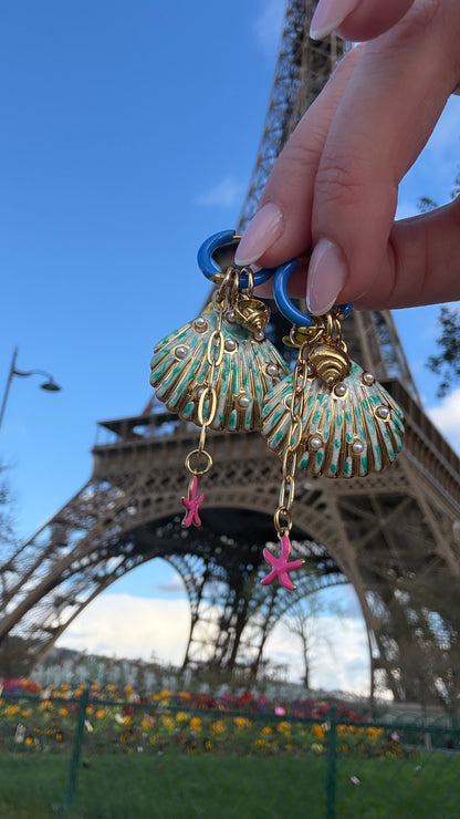 Šarene naušnice za ljeto od čelika - OZ design