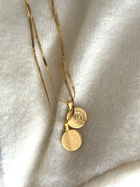 Ogrlica i medaljon sveti Benedikt - Oz design